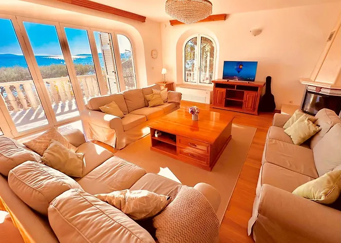 Luxury Seaside Villa With Indoor Pool, Sauna, Padle Boards, Canoe And Mediterranean Garden - Miolin Beach House